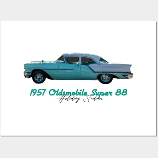 1957 Oldsmobile Super 88 Holiday Sedan Posters and Art